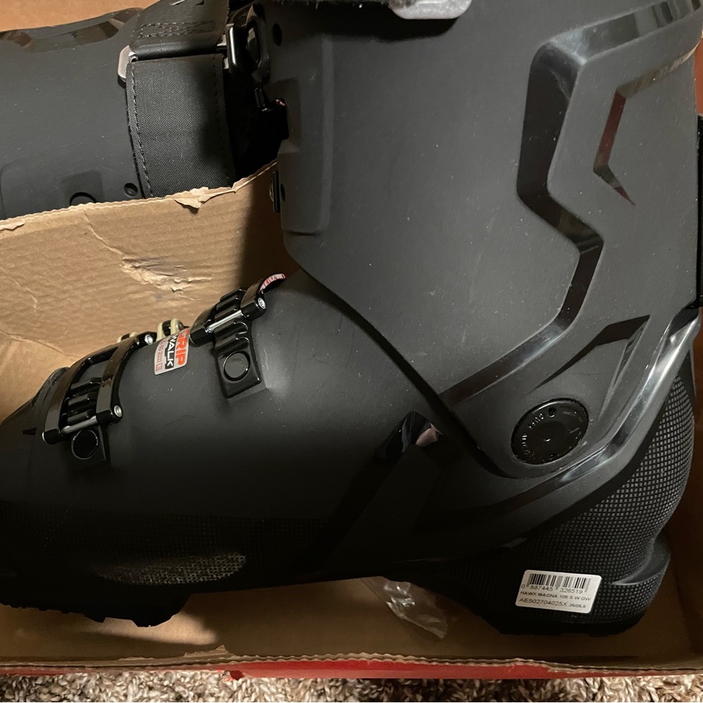 BRAND NEW ATOMIC HAWX MAGNA 105 S W GW BLACK SKI BOOTS, 102 MM WIDE FIT - Picture 3 of 6
